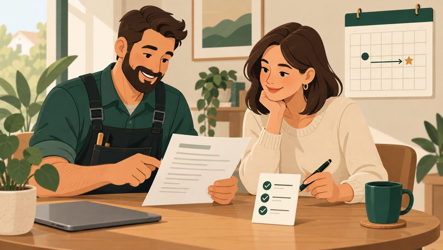 Lista de conferência de prazo, validade e condições antes de enviar